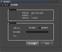 視頻授權(quán)驗(yàn)證